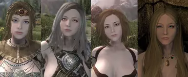 Elisif, Lisette, Lynly, and Hroki