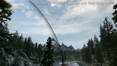 Colors identity demonstration (Oldrim vs SSE). Skyrim 3D Trees has been backported to LE to minimize the difference.