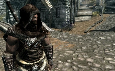 Fur Hoods HD - Nord with Studded Armor