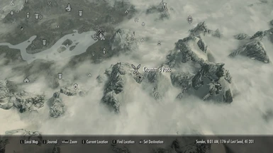 Bruma Patch - Gromm's Pass Skyrim (with CoMAP Marker)