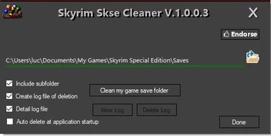easy quick cleaner for skyrim special edition