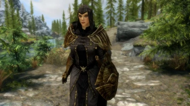It fits with the Thalmor Robes.