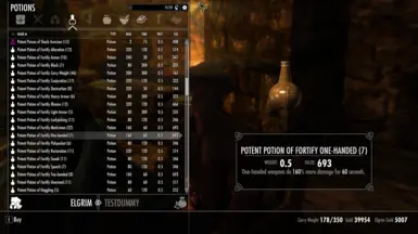 witcher 2 potions effect stack