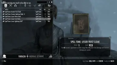 skyrim multiple cloak spells