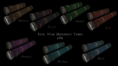 Rally's Civil War Document Tubes