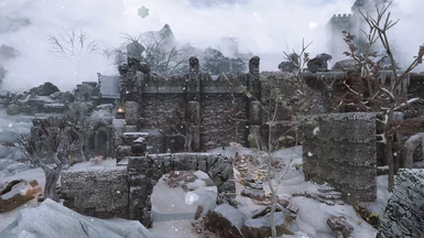 Winterhold - destroyed part of city (JK´sSkyrim)