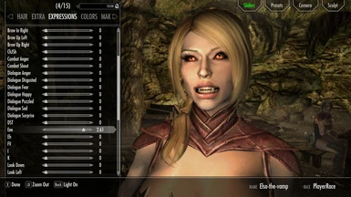 After Install - showracemenu for vampire player character