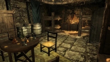 The merchant's room in the Ragged Flagon restored to its full glory