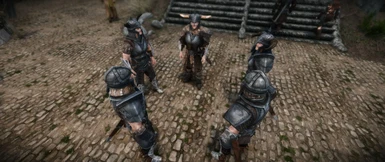 Steel Set example with Populated Skyrim mod