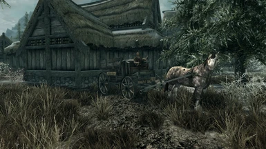 Relocated carriage in Morthal.
