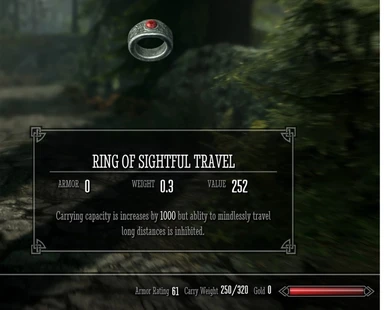 unlimited carry weight skyrim
