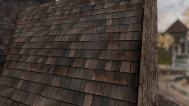 Optional wood shingle roof