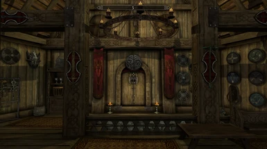 Wuuthrad And Shield Of Ysgramor Display