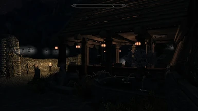 With Dawn Of Skyrim At Night