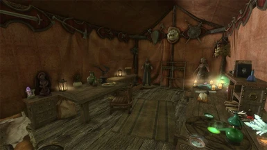 Inside Imperial Tent
