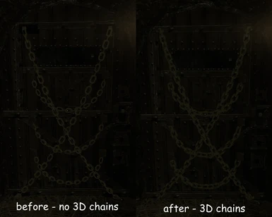 Ratway Door 3D Chains