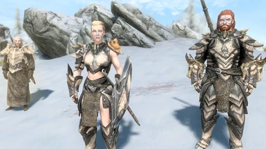 the Heroes of Old with draconic armors