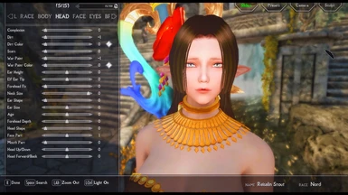 i was trying to make my char looks like boa 