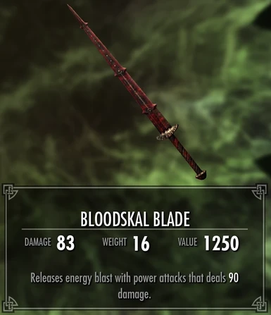 bloodskal blade enchantment mod