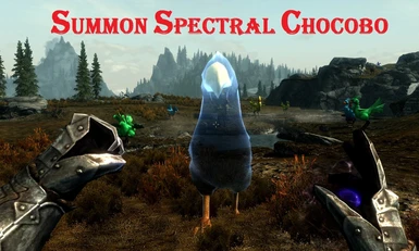 Summon spectral Chocobo