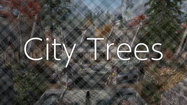 skyrim se trees in cities