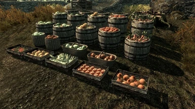 Harvestable Crates and Barrels