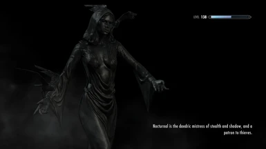 This loading screen was a surprise until I rembered I was using ebony NOcturnal. She's perfect. 