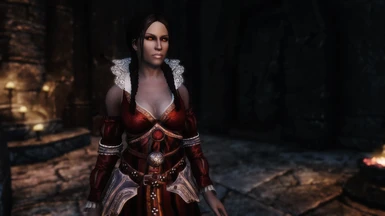TES V - Skyrim Mods: The Witcher 2 - Eilhart Dress 