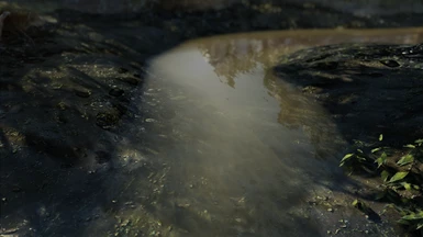 Shades of Skyrim, muddy stream
