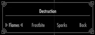 Destruction Menu