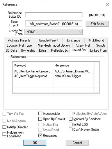 Reference Image - Keyword Linked Refs