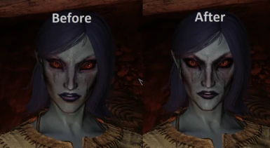 using: high poly head, expressive facegen morphs, women of skyrim+diversity, skin feature overlays, authentic eyes, ks and apachii hairs, blackmoon + hvergelmir's brows, lamenthias marks of beauty