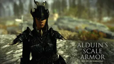 Alduin S Scale Standalone Armor Or Dragonscale Armor 4k Retexture At Skyrim Special Edition Nexus Mods And Community