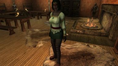 Dark-Elf-Bae: Fiona Armor Green (Short)