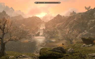 Land the Sidrat in the most beautiful spots in Skyrim