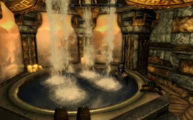 Maybe the finest plumbing in Skyrim!