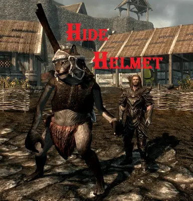 Hide helmet