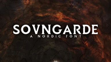 Sovngarde - A Nordic Font