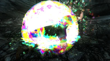 An astral sphere detonating
