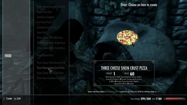 Three Cheese Shein Crust Pizza