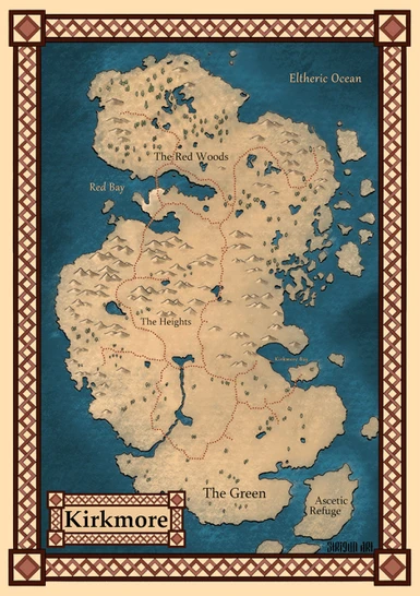 Map of Kirkmore, made by Pavelk!
