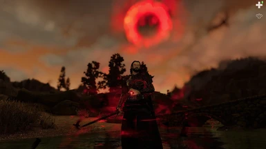 That's a red sun, How neat is that?