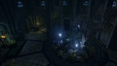 Winterhold ArchMage Quarters Night (No Mods) - ALC only