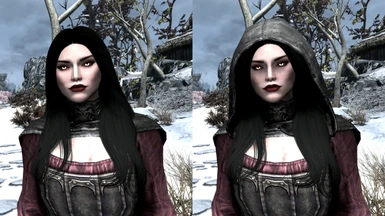 KS Snow long hair comparision. Ignore the glitched shadows on left side. 1.0.0