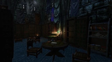 The library (Has some cheat Items.)