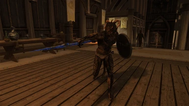 Red Eagle's Bane with one-handed spear animation