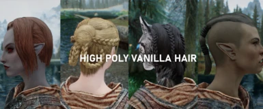 High Poly Vanilla Hair