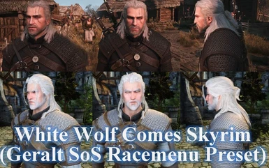 White Wolf Comes Skyrim (Geralt SoS Racemenu Preset)