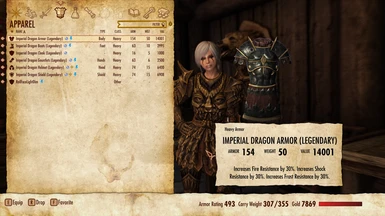 Imperial Dragon stats with Madness outfit