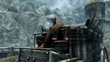 Cart Driver Markarth  Example Vanilla Cart with Hearthfire Destination 